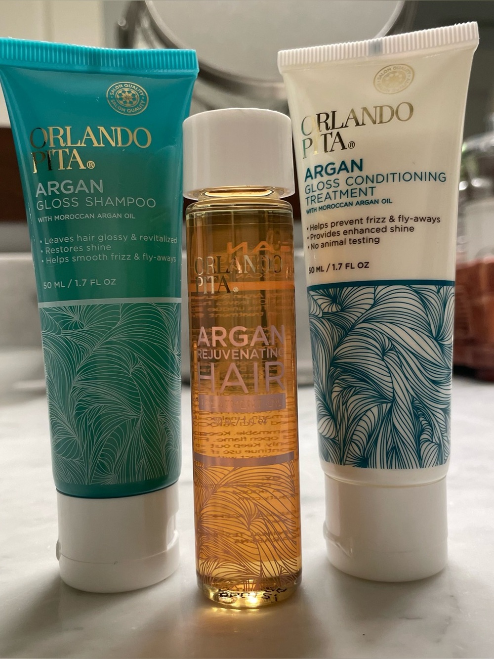 Orlando Pita Argan Hair Trio (3 products) - brand new, unopened